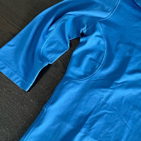 Bugatchi Shirt Womens M-Blue Solid Top Long Sleeve Golf Tennis Sport Ladies(UV50 - Picture 10 of 13